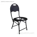 Cadeira de cadeira de vaso sanitário de plástico cadeira portátil cadeira de camping sseat sseat adequado para viagens, caminhadas, uso doméstico